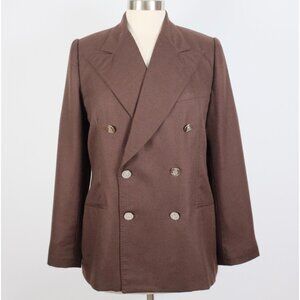 Ralph Lauren jacket sz 12 Purple Label Collection cashmere Camden $4100 brown